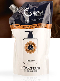Eco-Recharge Mousse Mains et Corps Karité 500ml